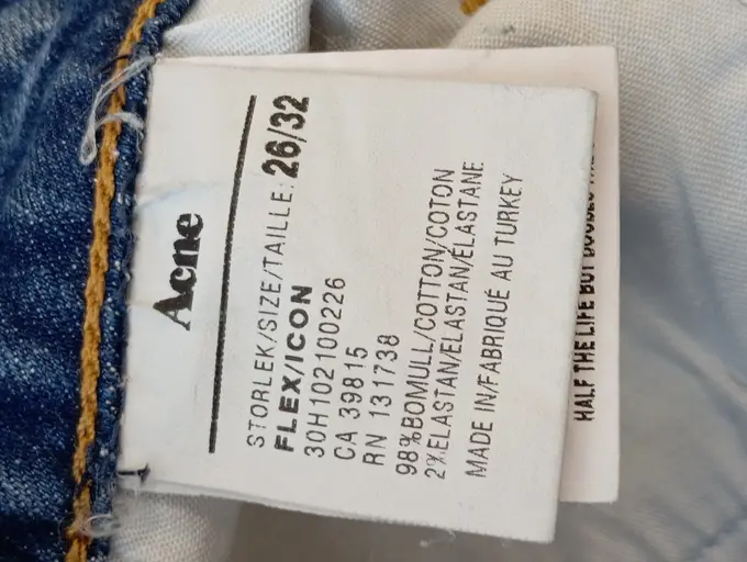 ACNE Jeans Straight Leg Bild 4