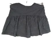 Vorschaubild 1 von Minirock Damen Gr. S Schwarz Lochstickerei Eyelet