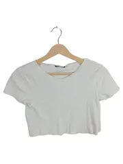Vorschaubild 1 von Damen Top Shirt Gr. 36/S Weiß Casual Baumwolle