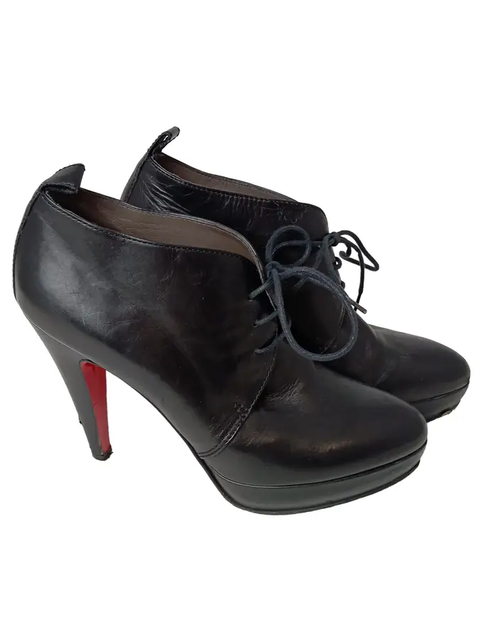 PHILLIP HARDY Damen Stiefelette Elegant Schwarz 37,5 High Heels