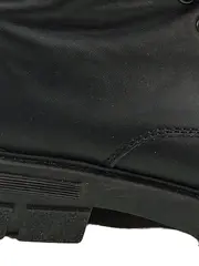 Vorschaubild 2 von Damen Stiefel Schwarz Gr. 42 Leder Schnürstiefel Combat Boots