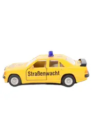 Vorschaubild 1 von Mercedes-Benz 190E ADAC Straßenwacht Spielzeugauto Gelb Metall