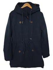 Vorschaubild 1 von Alife and Kickin Damen Parka Blau Gr. 40/L Casual Outdoor Kapuze Baumwolle