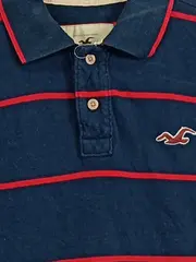 Vorschaubild 4 von Herren Poloshirt Gr. 50/L kurzarm gestreift Baumwolle
