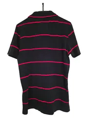 Vorschaubild 2 von Herren Poloshirt Gr. 50/L kurzarm gestreift Baumwolle