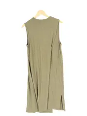 Vorschaubild 2 von T by Alexander Wang Freizeitkleid Damen Gr. M Oliv Viskose Kleid