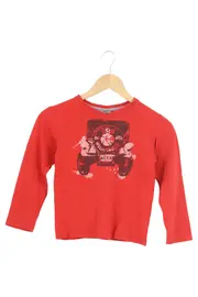 Vorschaubild 1 von MINI Kinder Langarmshirt Gr. 122 Rot Casual Logo-Print