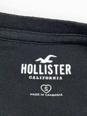 Vorschaubild 3 von Damen T-Shirt Basic Logo Print Schwarz Gr. 36/S Baumwolle