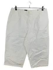 Vorschaubild 1 von Canda Damen Caprihose Weiß Größe 50 Baumwolle Casual Stoffhose
