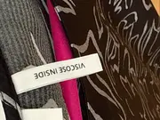 Vorschaubild 6 von Damen Bluse Gr. 38 Schwarz mit Blumenmuster Kurzarm Casual