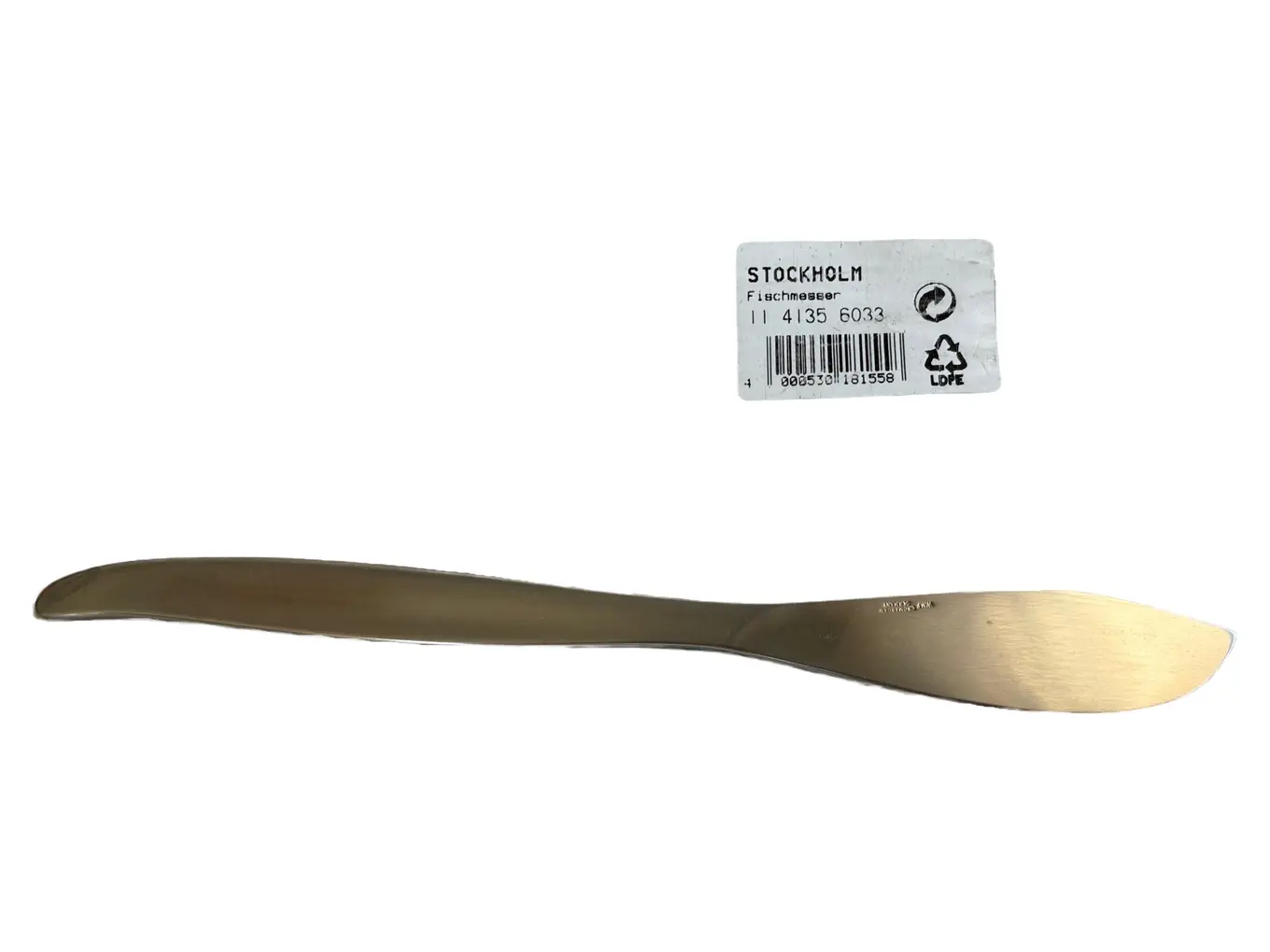 WMF Stockholm Buttermesser Fischmesser Silber Modern Edelstahl Besteck