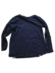 Vorschaubild 2 von Langarmshirt Kinder Gr. 104 Blau Stern Pailletten