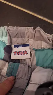 Vorschaubild 2 von Kinder Cargo Shorts Kariert Gr. 134 Baumwolle Jungen