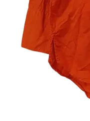 Vorschaubild 6 von Hemdbluse Damen Gr. L Orange Baumwolle Oversized Langarm