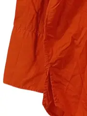 Vorschaubild 5 von Hemdbluse Damen Gr. L Orange Baumwolle Oversized Langarm