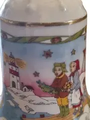Vorschaubild 3 von Weihnachtsglocke 2006 Beim Leuchtturm Porzellan Mehrfarbig 8cm