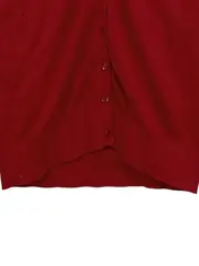 Vorschaubild 5 von Damen Strickjacke Rot Gr. 34/XS Casual Langarm