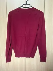 Vorschaubild 2 von Damen Strickjacke Rot Gr. 34/XS Casual Langarm