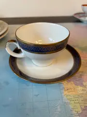 Vorschaubild 3 von Tasse mit Unterteller Klassisch Mehrfarbig Keramik M 200ml