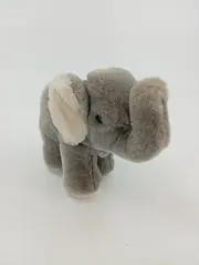 Vorschaubild 1 von Elefant Kuscheltier Plüschtier Grau 15cm Knopf im Ohr Sammler