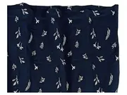 Vorschaubild 2 von Damen T-Shirt Blumenmuster Kurzarm Blau Gr. 38/M