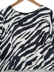 Vorschaubild 3 von Damen T-Shirt Zebra Muster Animal-Print Gr. 42/XL
