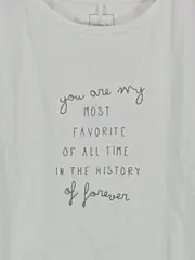 Vorschaubild 3 von Kinder T-Shirt Weiß Gr. 122/128 mit Schriftzug Casual