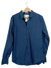 Vorschaubild 1 von Herren Freizeithemd Langarm Gr. 38/M Blau Casual