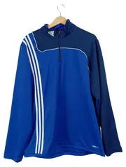 Vorschaubild 1 von Herren Trainingsjacke Gr. 46-48 Blau Sportlich Polyester