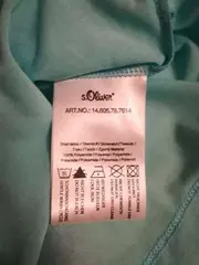 Vorschaubild 3 von Damen Wickelrock Gr. 38/M Grün Florales Muster Midirock Elegant