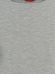 Vorschaubild 3 von Damen Langarmshirt Grau Gr. 36/S 3/4-Arm Basic Baumwolle