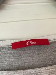 Vorschaubild 5 von Damen Langarmshirt Grau Gr. 36/S 3/4-Arm Basic Baumwolle