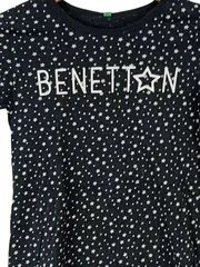 Vorschaubild 2 von Langarmshirt Kinder Mädchen Sterne Gr. 140 Schwarz