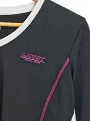 Vorschaubild 2 von LIMIT Woman Sports Damen Funktionsshirt Langarm Gr. L Schwarz Grau