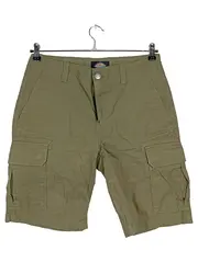 Vorschaubild 1 von Herren Cargo Shorts Oliv Gr. 30 Casual Baumwolle
