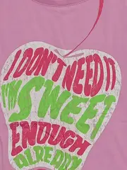 Vorschaubild 4 von EDC Mädchen T-Shirt Rosa Gr. 12-13 Jahre Casual Herz-Print