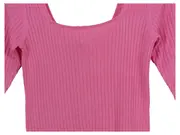 Vorschaubild 2 von Damen Pullover Pink Gr. 36 mit Schnürung am Rücken Casual