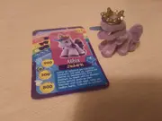 Vorschaubild 3 von Ashia Zauberin Einhorn Figur mit Sammelkarte Lila Spielzeug