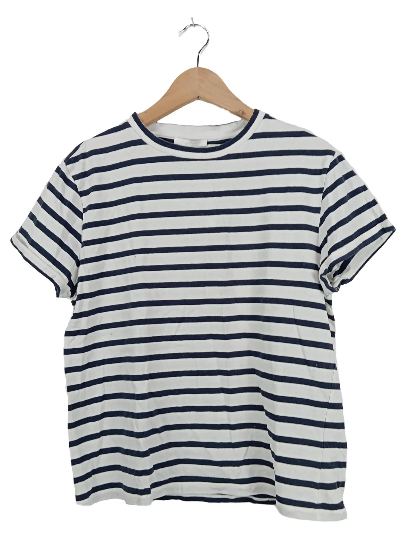 BOSS Herren T-Shirt Gestreift Baumwolle XL Mehrfarbig Casual