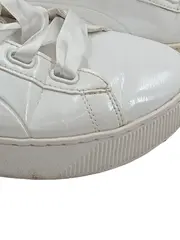 Vorschaubild 7 von Damen Sneaker low mit Satin-Schnürsenkeln Weiß Gr. 40