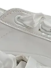 Vorschaubild 4 von Damen Sneaker low mit Satin-Schnürsenkeln Weiß Gr. 40