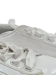 Vorschaubild 3 von Damen Sneaker low mit Satin-Schnürsenkeln Weiß Gr. 40