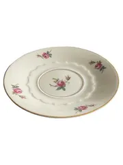 Vorschaubild 1 von Unterteller IVORY Beige Blumenmuster Klassisch Keramik