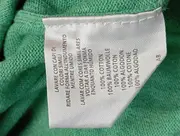 Vorschaubild 4 von Herren Pullover L Grün V-Ausschnitt Baumwolle Casual Basic