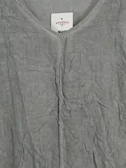 Vorschaubild 3 von T-Shirt Damen Gr. XXS Grau V-Ausschnitt Casual