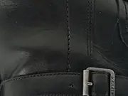 Vorschaubild 2 von Damen Stiefeletten Leder Schnalle Blockabsatz Gr. 38 Schwarz
