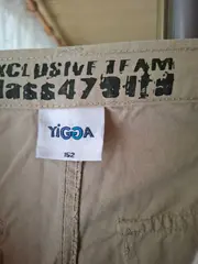 Vorschaubild 4 von Kinder Cargohose Gr. 152 Beige Casual Baumwolle Hose