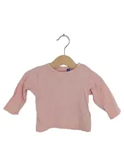 Vorschaubild 1 von Mädchen Langarmshirt Gr. 68 Rosa Basic Baumwolle