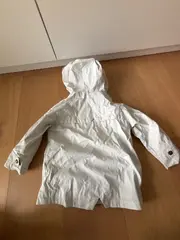 Vorschaubild 2 von Kinder Regenjacke Kapuze Beige Gr. 98 Übergangsjacke