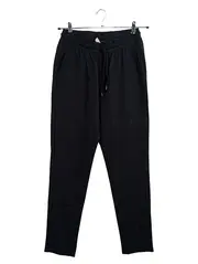 Vorschaubild 1 von Stoffhose Damen Gr. 36 Schwarz Casual Jogger Hose